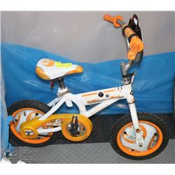 HUFFY 12 STAR WARS BIKE ORANGE AND WHITE