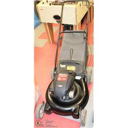 YARDWORKS 158CC PUSH MOWER WITH REAR BAG , RECENT