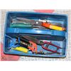 Image 1 : YARD WORKING TRAY WITH YARD TOOLS.