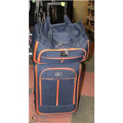2 PC SUITCASE SET, INCLUDES TOTE & ROLLING CARRYON