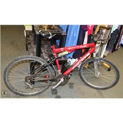 CCM SUPRA 18 SPEED BIKE, FULL SUSPENSION 26" TIRES