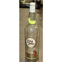 LONG JOHN SCOTCH 80 OZ WHISKEY BOTTLE (EMPTY).