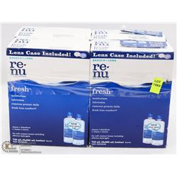 4 BOXES OF RENU FRESH 710ML BOTTLES