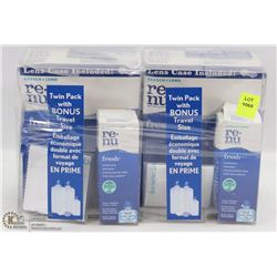 4 BOXES OF RENU FRESH - 2 ARE 355ML AND 2 ARE 60ML