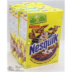 5 BOXES OF NESTLE NESQUIK CEREAL