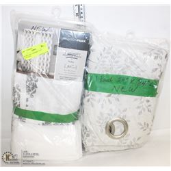 BUNDLE OF 2 GROMMET ROD CURTAINS