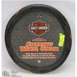 HARLEY DAVIDSON STEERING WHEEL COVER.
