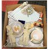 Image 1 : BOX W/FINE TABLEWARE FROM ENGLAND,