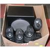 Image 1 : LOT OF 5 COMPUTER SPEAKERS & SUBWOOFER.