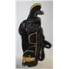 Image 1 : KIDS RIGHT HAND GOLF SET - BLACK & GOLD,