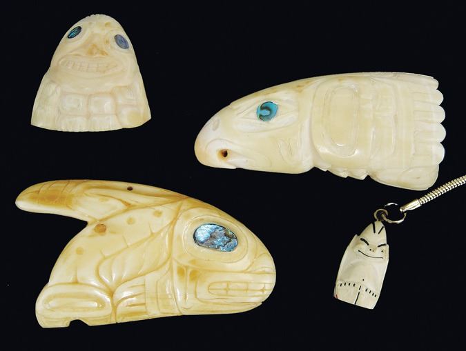 NWC/Eskimo Ivory Carvings Patty Fawn