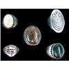 Image 1 : 5 Silver Men's Rings