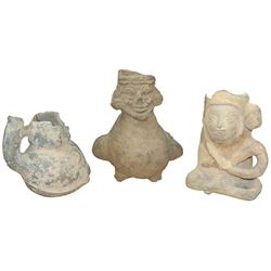 3 Pre Columbia Pottery Vessels