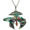 Image 1 : Zuni Inlay Pendant Necklace