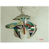 Image 2 : Zuni Inlay Pendant Necklace
