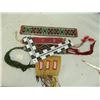 Image 4 : 4 Old Beaded/Quilled Items
