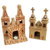 Image 1 : 2 Mexican Pottery Churches