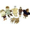 Image 1 : Group of Eskimo Dolls, Etc.