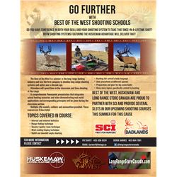 Canada - Two Day Best of the West Long Range Shooting School - 4 People