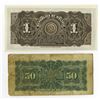 Image 2 : Tesoreria dela Republica de Bolivia, 1902, Issued Pair of Banknotes.