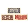 Image 2 : Kiangsi Provincial Bank, 1949 Banknote Trio.