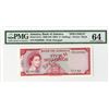 Image 1 : Bank of Jamaica, 1960 (ND 1964) Specimen Banknote.