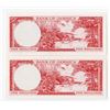 Image 2 : Bank of Jamaica, 1964 £5 Consecutively-Numbered Pair