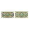 Image 2 : Republica del Paraguay, 1920-1923, Pair of Issued Notes.