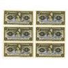 Image 1 : Banco de la Republica del Paraguay, L.1907, Lot of 9 Issued Banknotes.