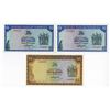 Image 1 : Reserve Bank of Rhodesia, 1976-1979 Replacement Issue Banknote Trio.