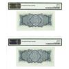 Image 2 : State Treasury Note, 1934 "Gold Ruble" High Grade Sequential Banknote Pair.