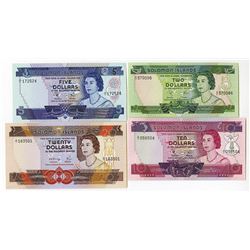 Solomon Islands Monetary Authority, 1971, 1981 ND Issue Quartet.