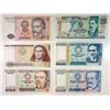 Image 1 : Peru and Uruguay, Lot of 6, 1980s Replacement Notes.
