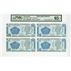 Image 1 : Banco Central De Venezuela 1989 "Specimen Proof" Uncut Sheet of 4 Banknotes.