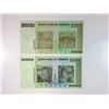 Image 2 : A Pair of Reserve Bank of Zimbabwe High Denomination Replacement Notes.