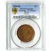 Image 1 : Mexico, 1930-Mo, Oval 0, 5 Centavos, PCGS Genuine AU Details Cleaning.