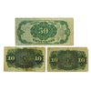 Image 2 : U.S. Fractional Currency, 1863-1875, Trio of Issued Notes