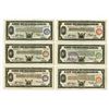 Image 1 : City of Hamtramck, Michigan, 1933-1934 Matching Serial Number Depression Scrip Assortment.
