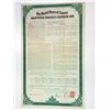 Image 1 : U.S.A. Adjusted Service Certificate, 1927, World War Adjusted Compensation Act Certificate.