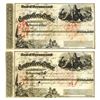 Image 1 : Controller's Office - Seat of Government, Lot of 2 different 1855 Warrants.