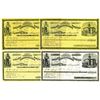 Image 1 : Controller's Office - State of Nevada, Lot of 4 different ca.1886-1888 Warrants.