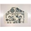 Image 1 : American Bank Note Co., ca.1960-70's Proof  Vignette Sheet with Ecuador, Haiti, Hong Kong and Other 