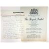 Image 1 : Robert Helpmann, Artistic Director of the Australian Ballet, 1963 Letter and Program signed by him.