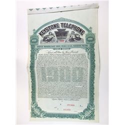 Keystone Telephone Co., 1905 Specimen Bond