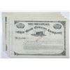 Image 1 : Chesapeake and Ohio Grain Elevator Co., ca.1880-1890 Lot of Cancelled Stock Certificates