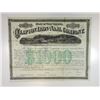 Image 1 : Clifton Iron & Nail Co., 1870 I/C Bond with Amazing Vignette