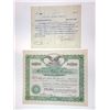 Image 1 : Colossal Cavern Co., 1928 Cancelled Stock Certificate Pair.