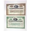 Image 1 : Southwestern Railroad Co., 1897-1903 Pair of Cancelled Stock Certificates