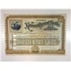 Image 1 : Kansas City and Pacific Railroad Co. 1887 Stock Certificate.