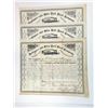 Image 1 : Baltimore & Ohio Rail Road Co., 1874-1875 Group of Cancelled Stock Certificates